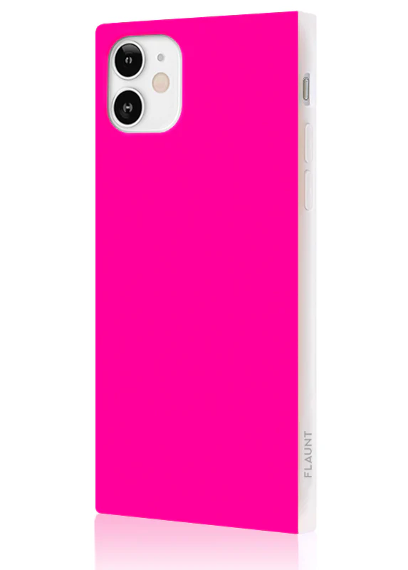 SQUARE® Neon Pink iPhone Case - Image 22