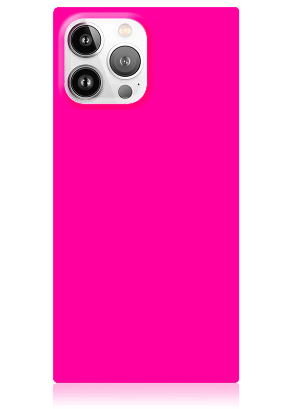 SQUARE® Neon Pink iPhone Case - Image 27