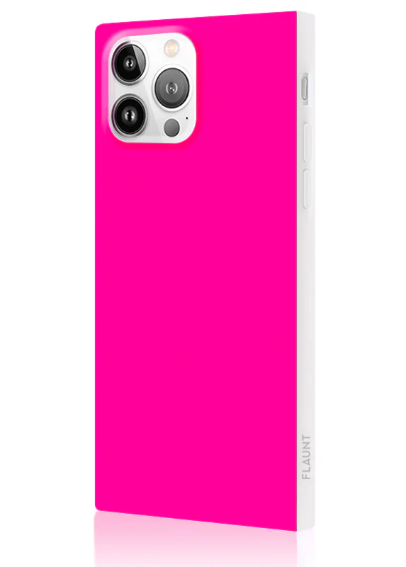 SQUARE® Neon Pink iPhone Case - Image 28