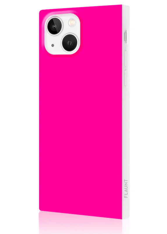 SQUARE® Neon Pink iPhone Case - Image 44