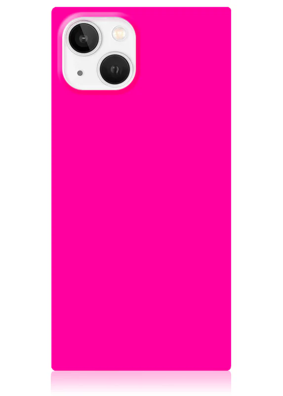 SQUARE® Neon Pink iPhone Case - Image 45