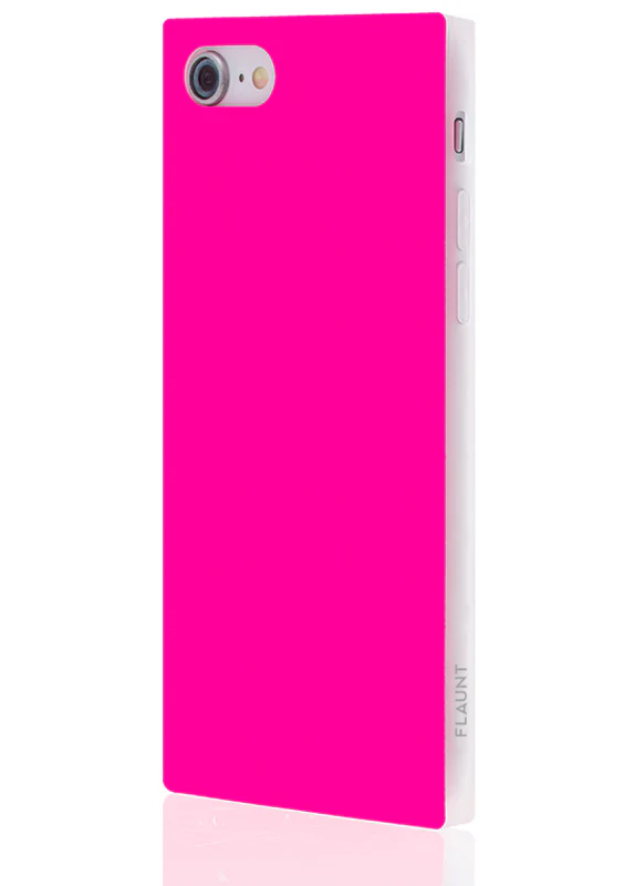 SQUARE® Neon Pink iPhone Case - Image 6