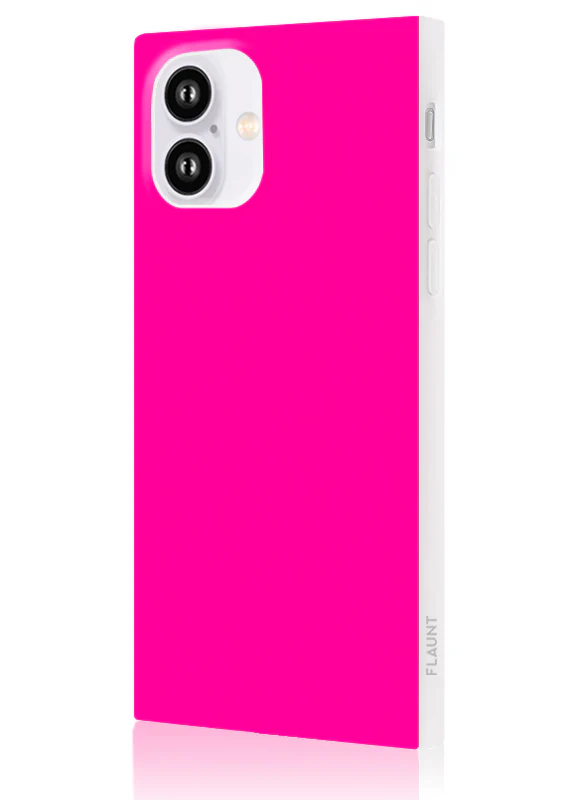 SQUARE® Neon Pink iPhone Case - Image 78
