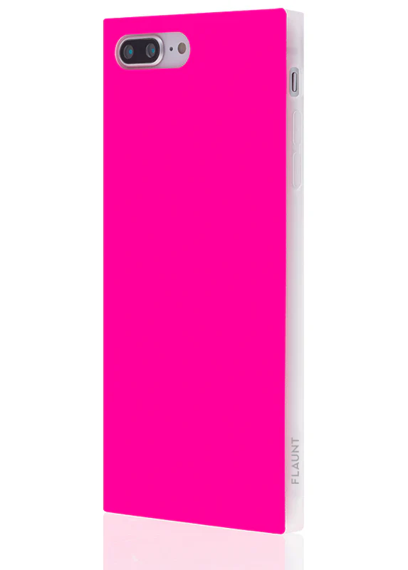 SQUARE® Neon Pink iPhone Case - Image 8