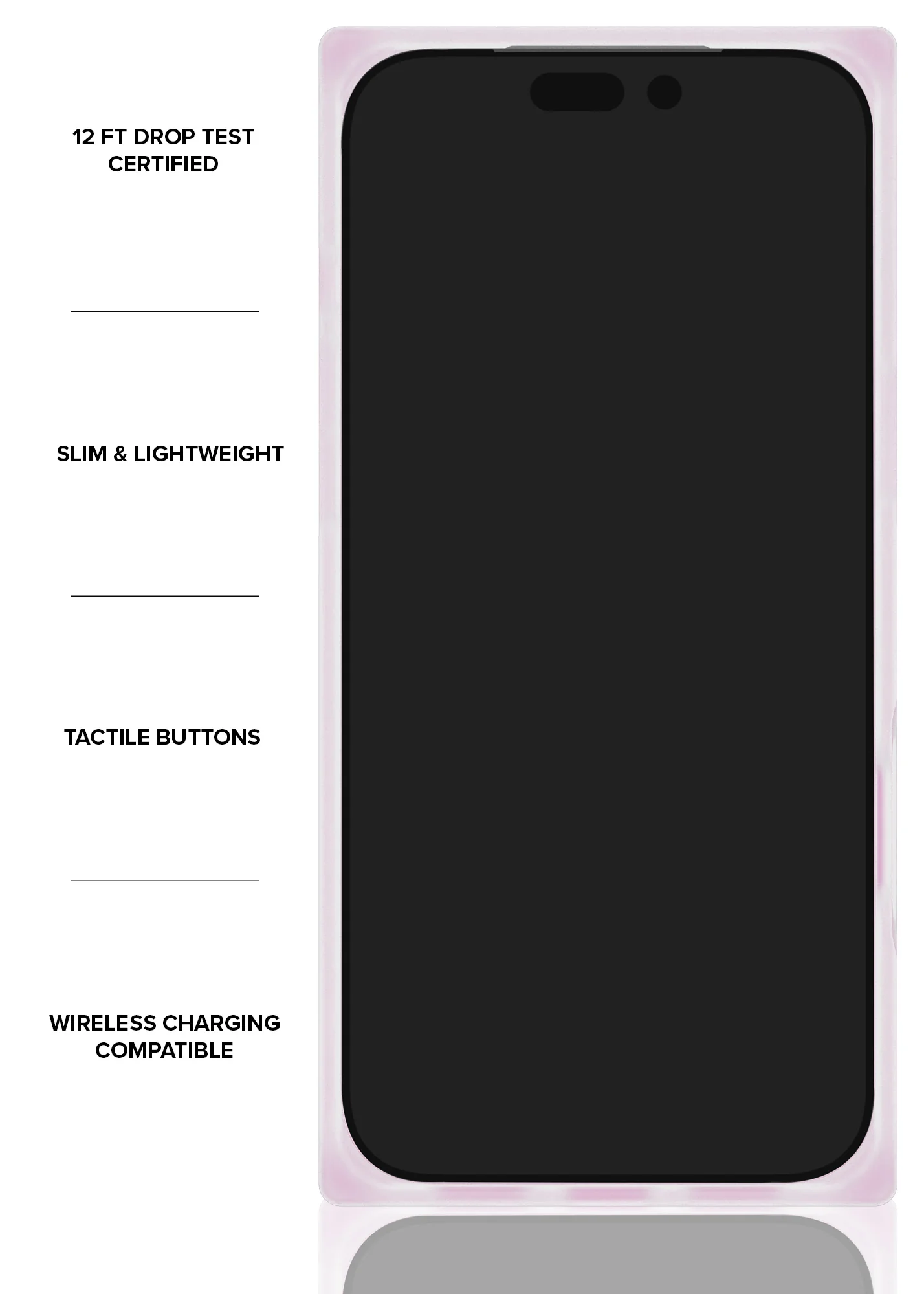 SQUARE® Neon Pink iPhone Case - Image 87