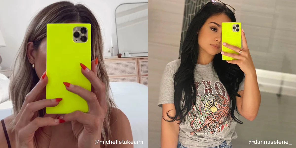 SQUARE® Neon Yellow Galaxy Case - Image 33