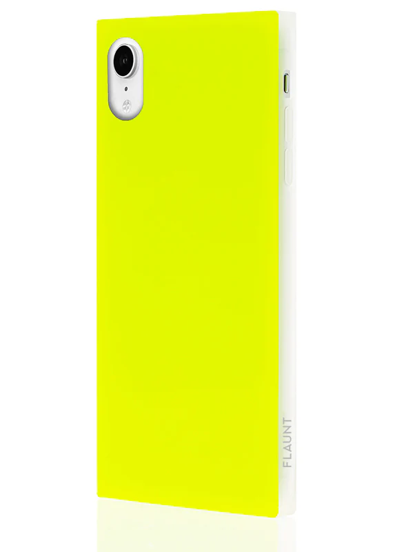 SQUARE® Neon Yellow iPhone Case - Image 10