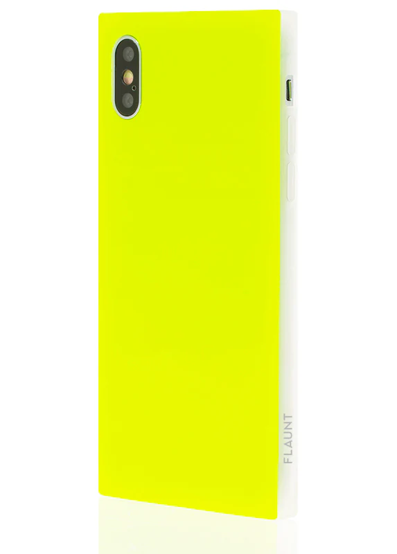 SQUARE® Neon Yellow iPhone Case - Image 12