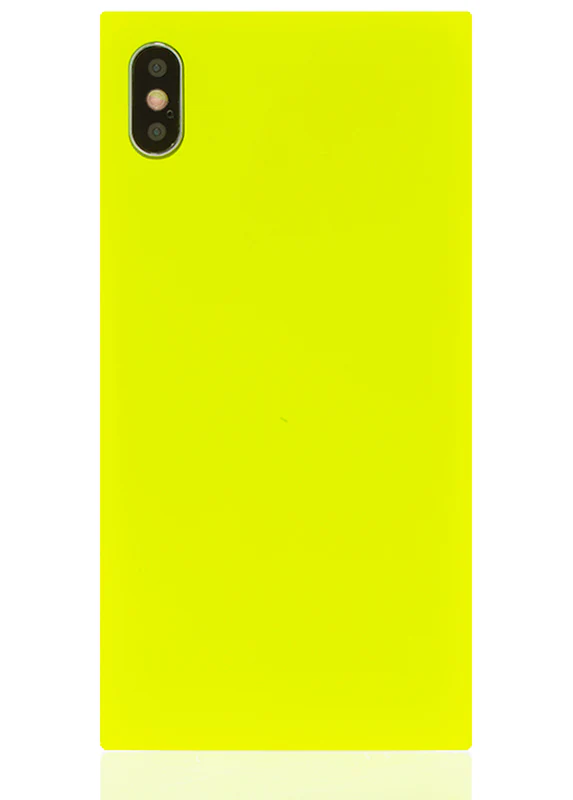 SQUARE® Neon Yellow iPhone Case - Image 13