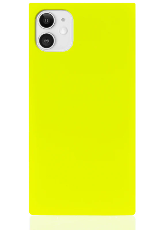 SQUARE® Neon Yellow iPhone Case - Image 15