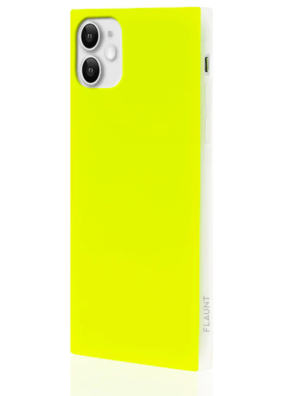 SQUARE® Neon Yellow iPhone Case - Image 16