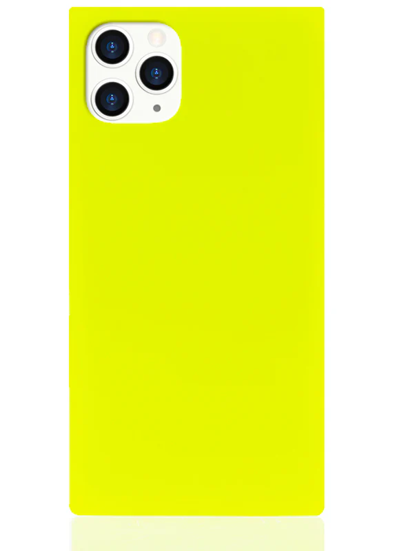 SQUARE® Neon Yellow iPhone Case - Image 17