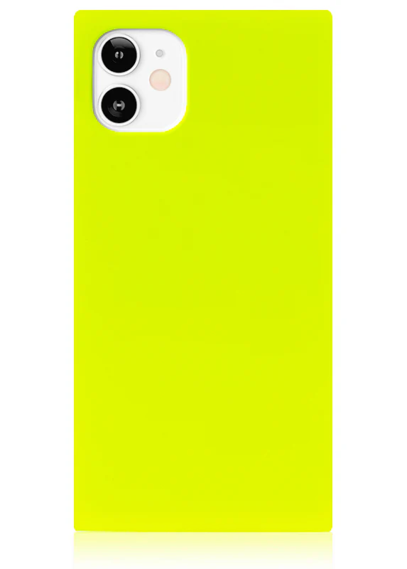 SQUARE® Neon Yellow iPhone Case - Image 21