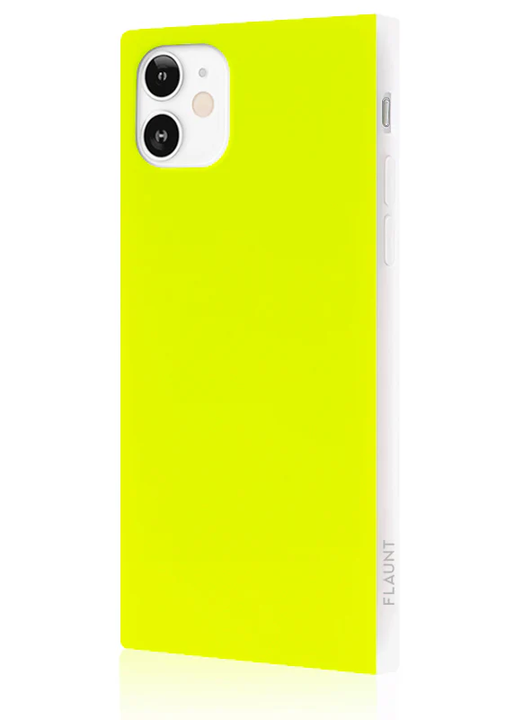SQUARE® Neon Yellow iPhone Case - Image 22