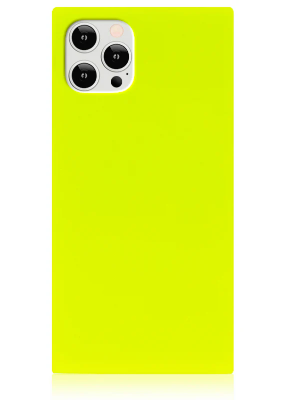 SQUARE® Neon Yellow iPhone Case - Image 23