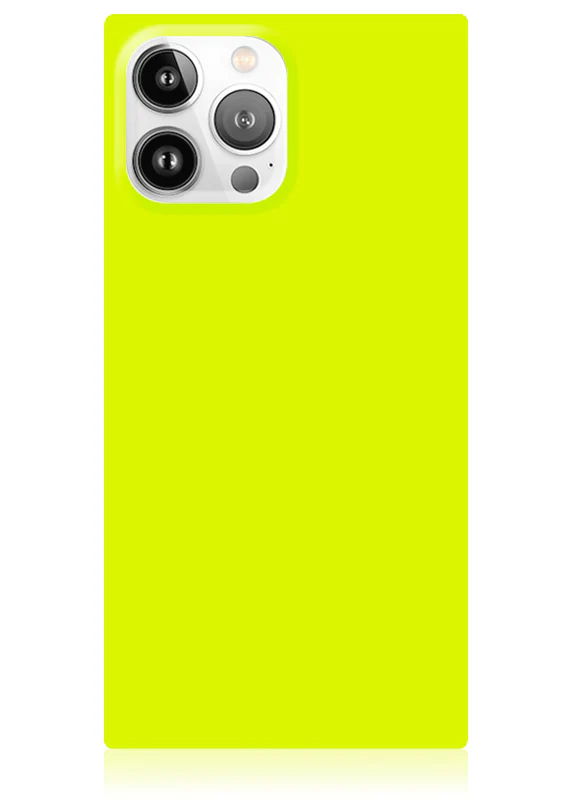 SQUARE® Neon Yellow iPhone Case - Image 25