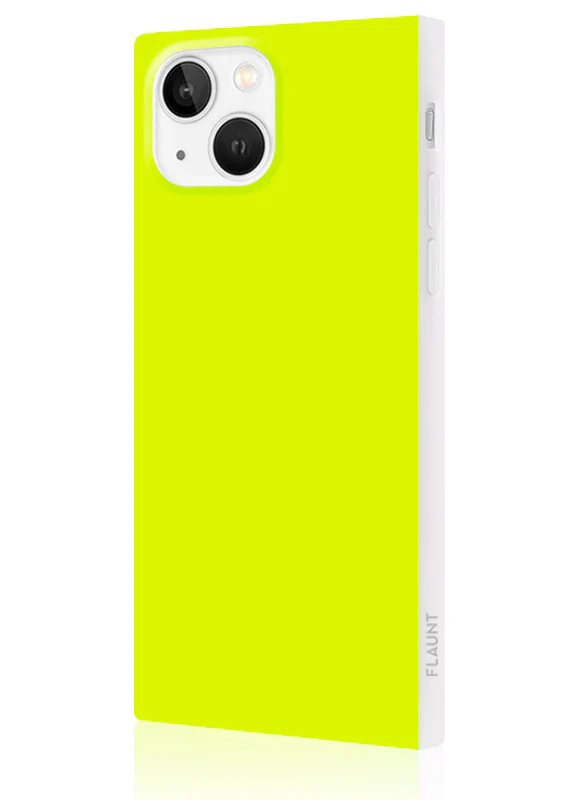 SQUARE® Neon Yellow iPhone Case - Image 44