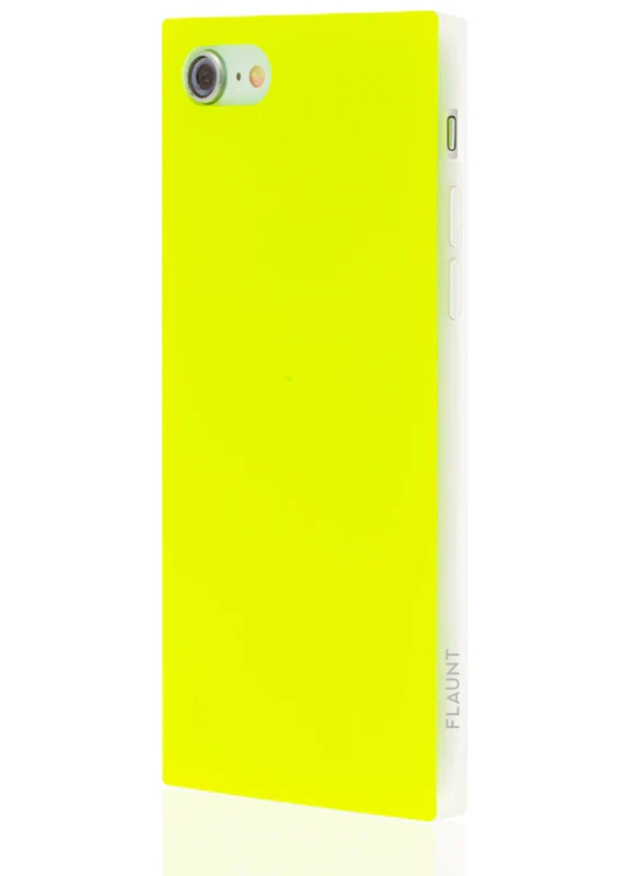 SQUARE® Neon Yellow iPhone Case - Image 6