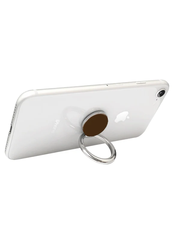 Nude Espresso Adhesive Phone Ring Stand - Image 3