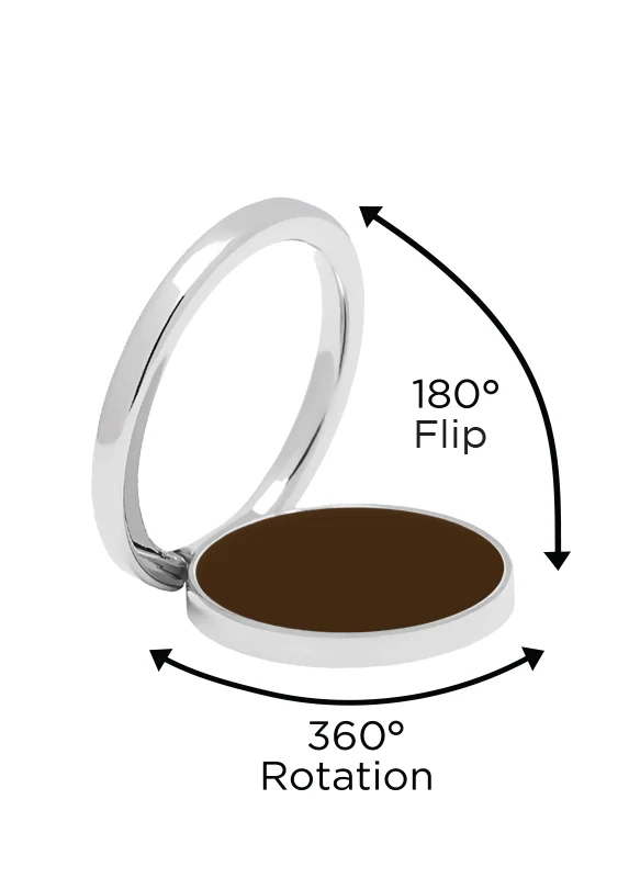 Nude Espresso Adhesive Phone Ring Stand - Image 4