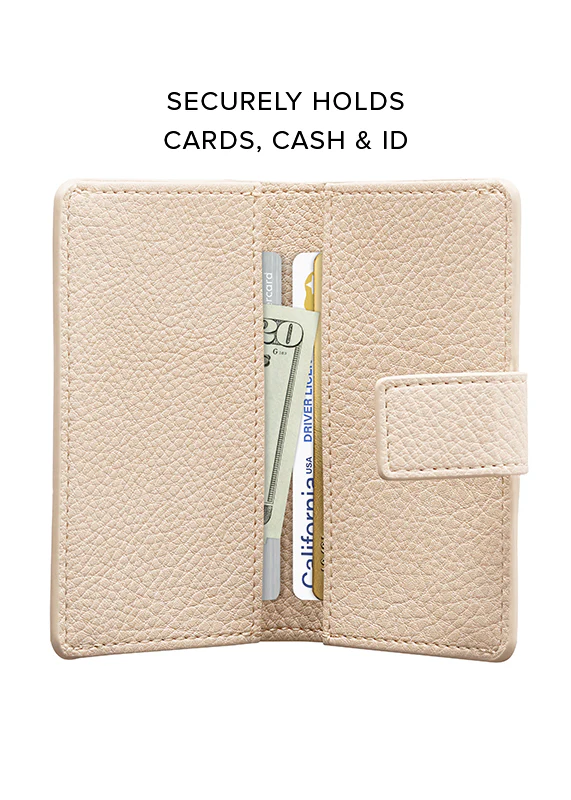 Nude Faux Leather MagSafe Wallet (Works with MagSafe Cases Only) - Image 4