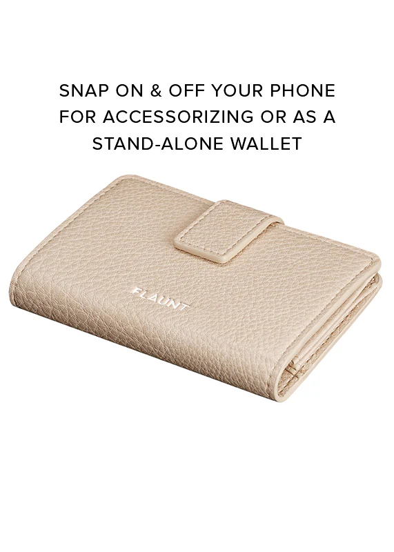 Nude Faux Leather MagSafe Wallet (Works with MagSafe Cases Only) - Image 6