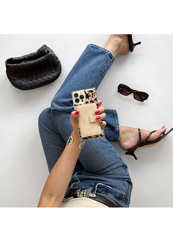 Nude Faux Leather MagSafe Wallet (Works with MagSafe Cases Only) - Image 7