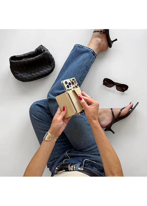 Nude Faux Leather MagSafe Wallet (Works with MagSafe Cases Only) - Image 8