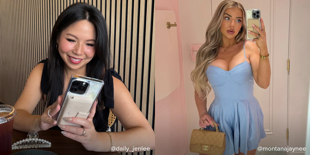 Nude Faux Leather MagSafe Wallet (Works with MagSafe Cases Only) - Image 9