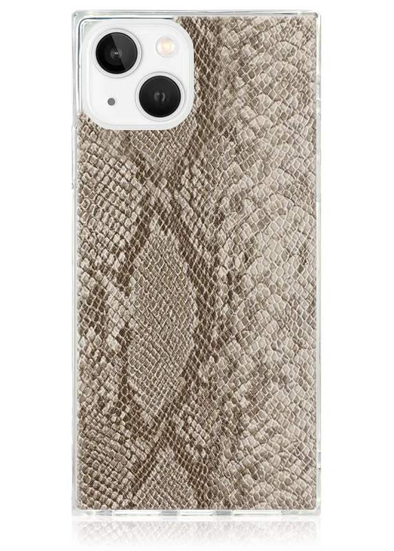 SQUARE® Nude Python Faux Leather iPhone Case - Image 15
