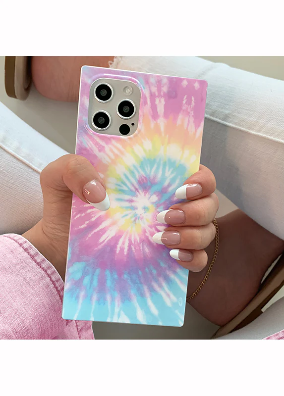 SQUARE® Pastel Tie Dye iPhone Case - Image 34