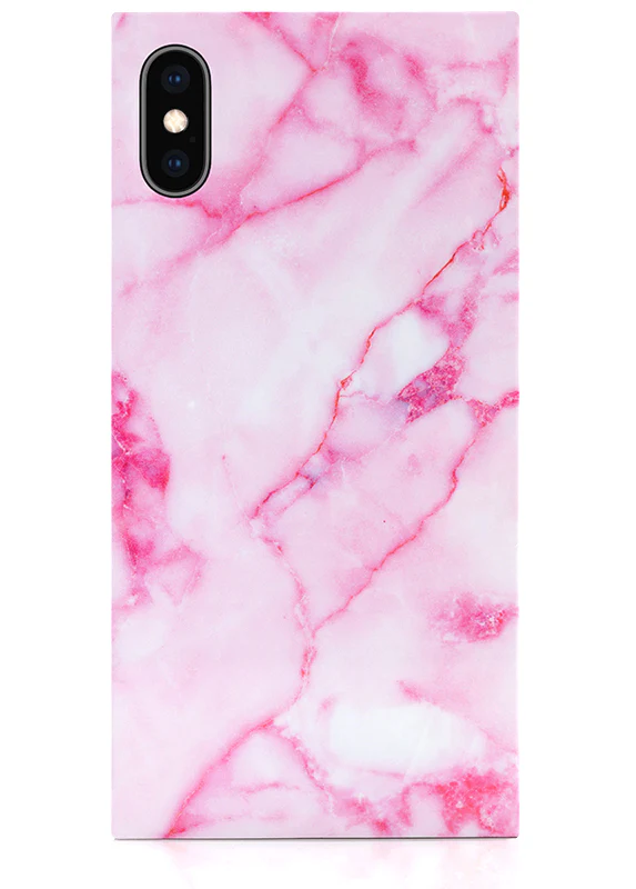 SQUARE® Pink Marble iPhone Case - Image 11