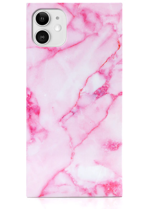 SQUARE® Pink Marble iPhone Case - Image 13