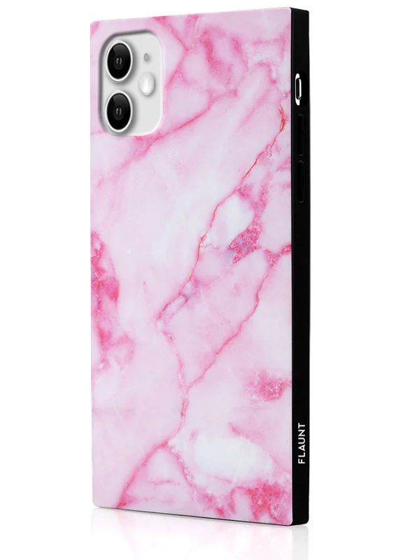 SQUARE® Pink Marble iPhone Case - Image 14