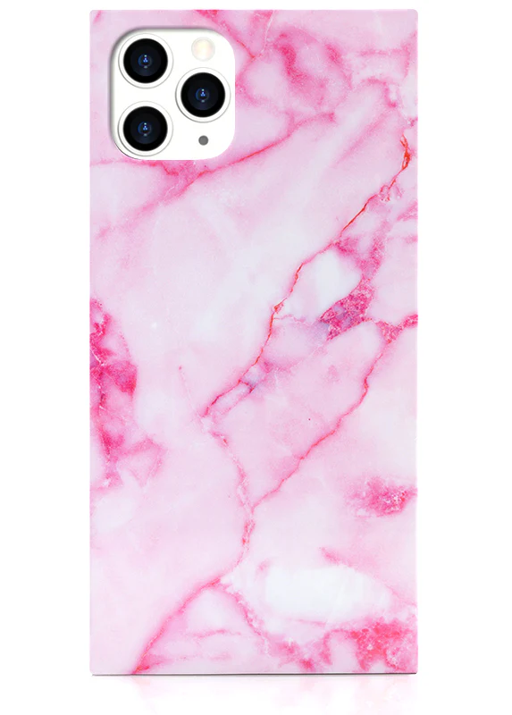 SQUARE® Pink Marble iPhone Case - Image 15