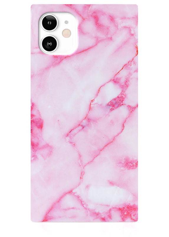 SQUARE® Pink Marble iPhone Case - Image 17