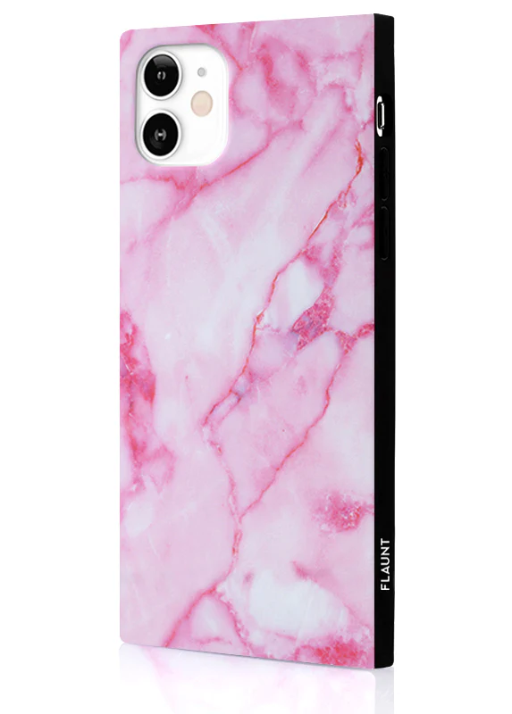SQUARE® Pink Marble iPhone Case - Image 18