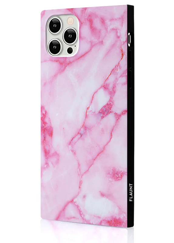 SQUARE® Pink Marble iPhone Case - Image 20
