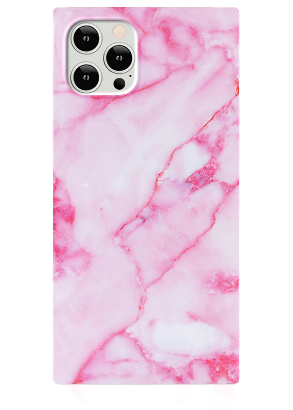 SQUARE® Pink Marble iPhone Case - Image 21