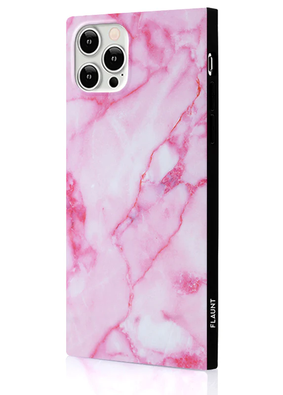 SQUARE® Pink Marble iPhone Case - Image 22