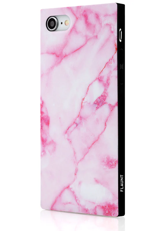 SQUARE® Pink Marble iPhone Case - Image 4