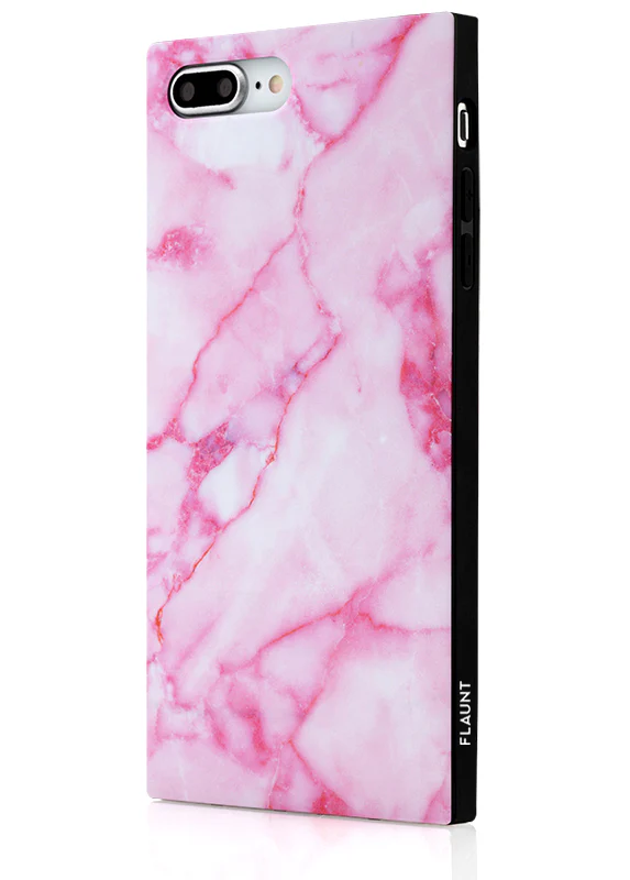 SQUARE® Pink Marble iPhone Case - Image 6