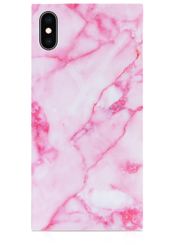SQUARE® Pink Marble iPhone Case - Image 9