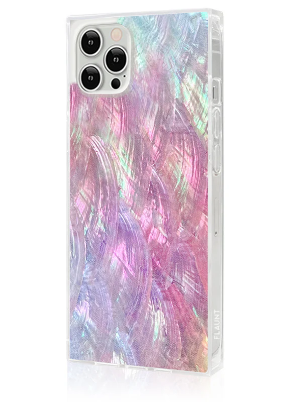 SQUARE® Pink Mother of Pearl iPhone Case - Image 12