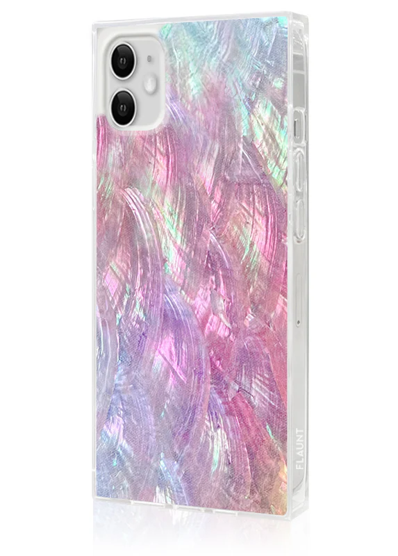 SQUARE® Pink Mother of Pearl iPhone Case - Image 18