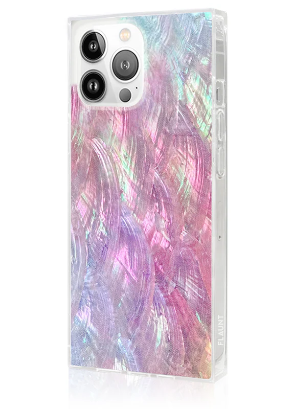 SQUARE® Pink Mother of Pearl iPhone Case - Image 20