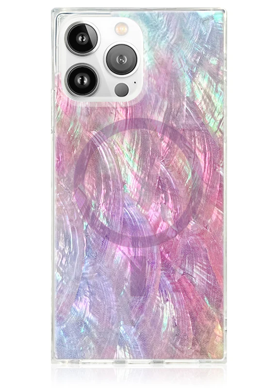 SQUARE® Pink Mother of Pearl iPhone Case - Image 49