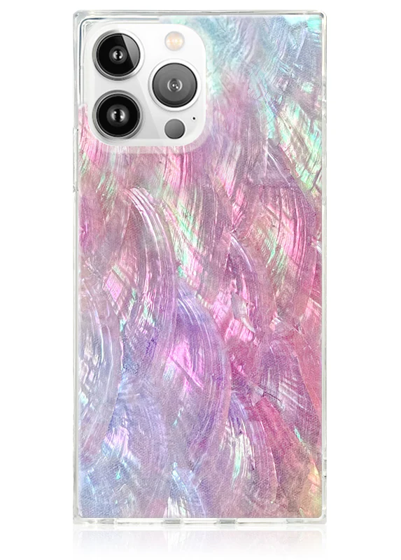 SQUARE® Pink Mother of Pearl iPhone Case - Image 51