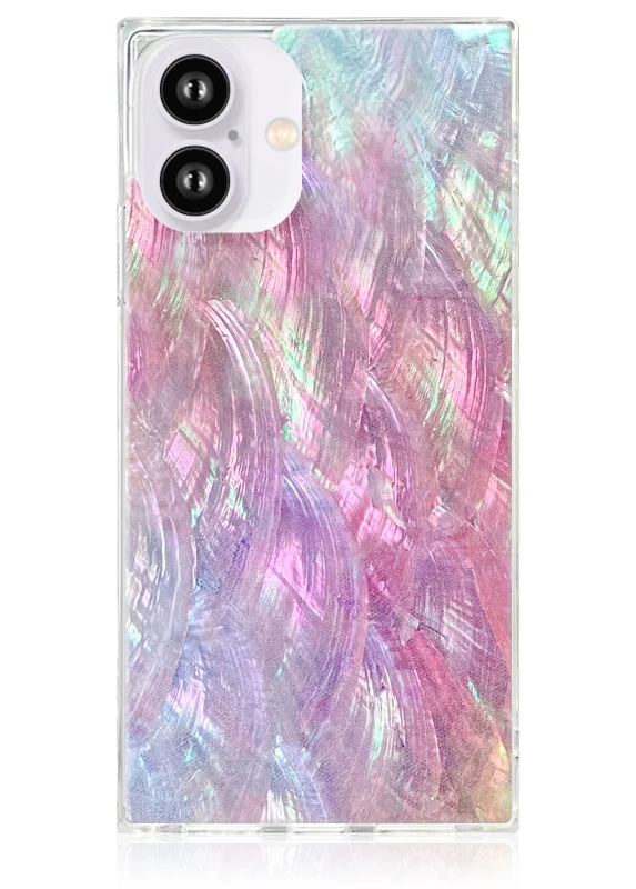 SQUARE® Pink Mother of Pearl iPhone Case - Image 56