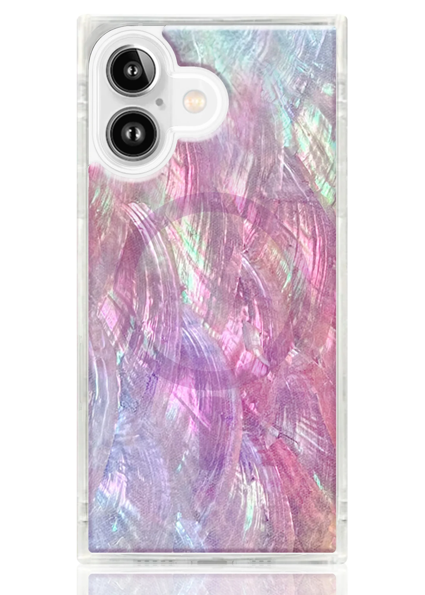 SQUARE® Pink Mother of Pearl iPhone Case - Image 59